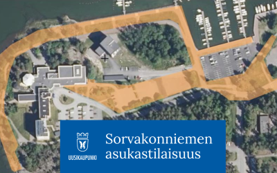 Sorvakonniemen suunnittelualueen rajaus