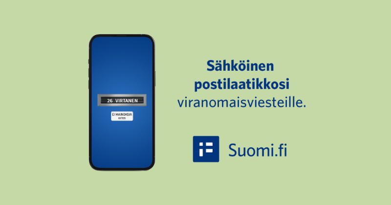 Suomi.fi - sähköinen postilaatikkosi viranomaispostille.