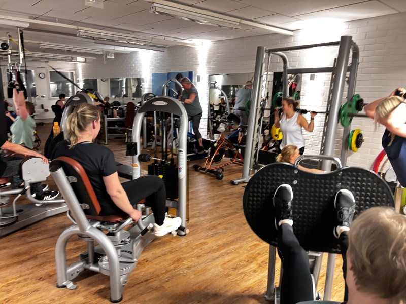 Liikuntaryhmät pyörivät neljänä päivänä viikossa